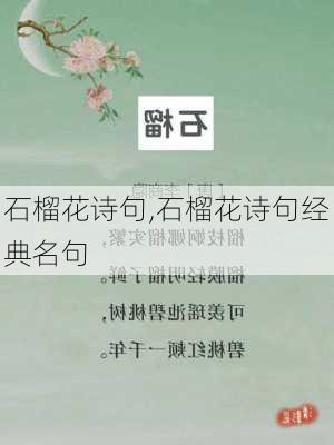 石榴花诗句,石榴花诗句经典名句-第2张图片-花卉百科