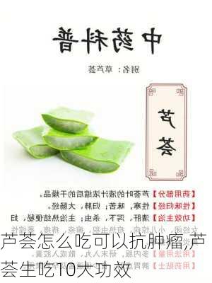 芦荟怎么吃可以抗肿瘤,芦荟生吃10大功效