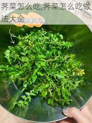 荠菜怎么吃,荠菜怎么吃做法大全