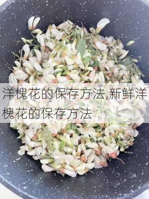 洋槐花的保存方法,新鲜洋槐花的保存方法-第1张图片-花卉百科