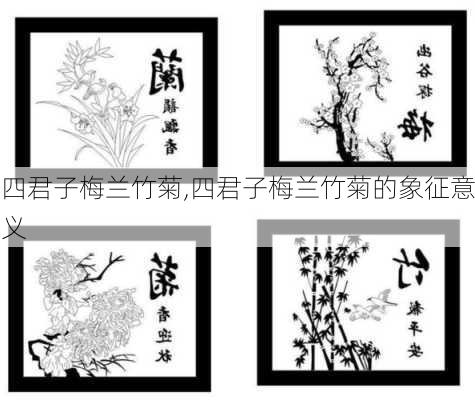 四君子梅兰竹菊,四君子梅兰竹菊的象征意义-第1张图片-花卉百科