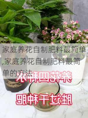 家庭养花自制肥料最简单,家庭养花自制肥料最简单的方法-第2张图片-花卉百科