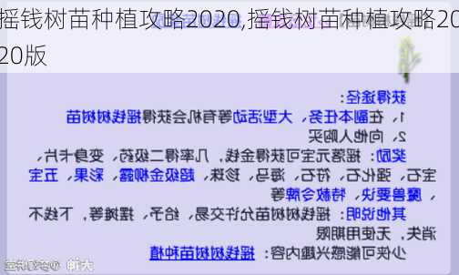 摇钱树苗种植攻略2020,摇钱树苗种植攻略2020版-第2张图片-花卉百科