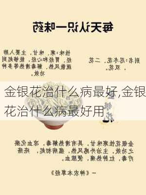 金银花治什么病最好,金银花治什么病最好用-第2张图片-花卉百科