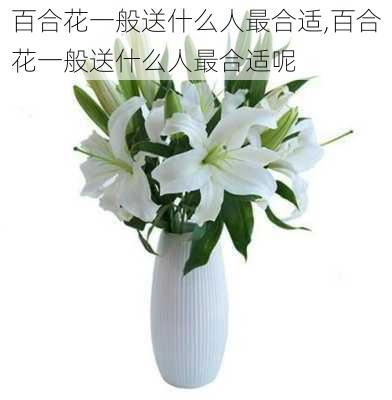 百合花一般送什么人最合适,百合花一般送什么人最合适呢-第1张图片-花卉百科