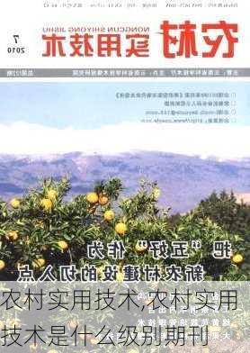 农村实用技术,农村实用技术是什么级别期刊-第2张图片-花卉百科