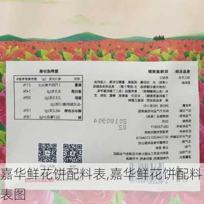 嘉华鲜花饼配料表,嘉华鲜花饼配料表图-第3张图片-花卉百科