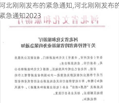 河北刚刚发布的紧急通知,河北刚刚发布的紧急通知2023-第3张图片-花卉百科