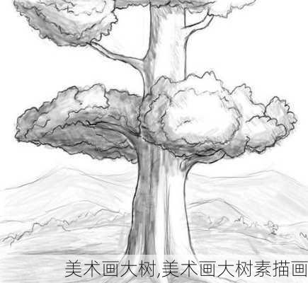 美术画大树,美术画大树素描画-第3张图片-花卉百科