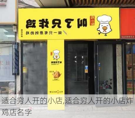 适合穷人开的小店,适合穷人开的小店炸鸡店名字-第3张图片-花卉百科