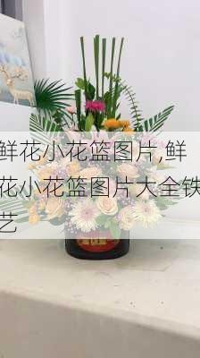 鲜花小花篮图片,鲜花小花篮图片大全铁艺-第2张图片-花卉百科