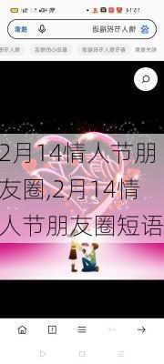 2月14情人节朋友圈,2月14情人节朋友圈短语-第3张图片-花卉百科